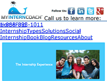 Tablet Screenshot of myinterncoach.com